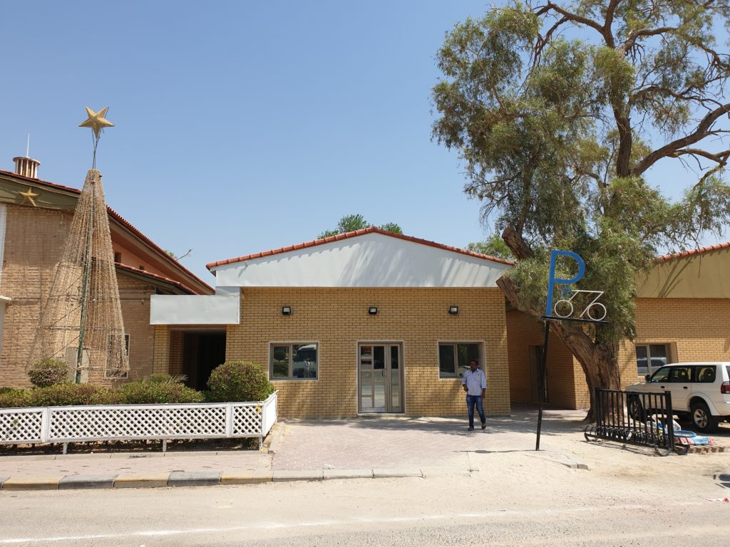 Construction of the New Chapel.